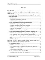 Hoàn thiện hoạt động kinh doanh nhập khẩu các trang thiết bị thông tin ở Công ty cổ phần dự án công nghệ  DHA