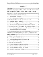 Một số đánh giá về tình hình tổ chức hạch toán kế toán tại cụng ty Tiến Đức