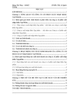 báo cáo thực tập tổng hợp  khoa thương mai quốc tế tại công ty cổ phần xuất nhập khẩu Tạp Phẩm