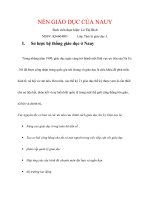 Tiểu luận môn Lịch sử giáo dục thế giới NỀN GIÁO DỤC CỦA NAUY