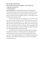 BÀI tập PHÂN TÍCH NGÀNH xuất khẩu gỗ