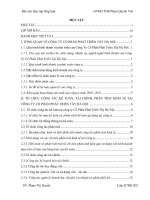 báo cáo thực tập tổng hợp khoa kế toán kiểm toán tại CÔNG TY CỔ PHẦN PHÁT TRIỂN TÂY HÀ NỘI