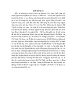 Vân đề dân tộc trong tư tưởng hồ chí minh