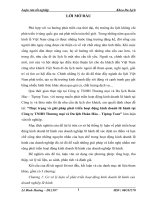 Thực trạng và giải pháp phát triển hoạt động kinh doanh lữ hành tại Công ty TNHH Thương mại và Du lịch Hoàn Hảo – Tiptop Tour