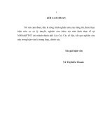 luận văn thạc sĩ Quản lý chất lượng tín dụng tại Ngân hàng Nông nghiệp và phát triển Nông thôn - chi nhánh Thành phố Lào Cai