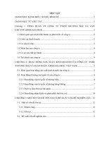 báo cáo thực tập tổng hợp  khoa thương mai quốc tế tại CÔNG TY TNHH THƯƠNG MẠI VÀ VẬN CHUYỂN AIRSEAGLOBAL