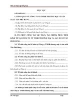 báo cáo thực tập tổng hợp khoa kế toán kiểm toán tại  CÔNG TY TNHH THƯƠNG MẠI VÀ SẢN XUẤT TÂN PHÚ HƯNG.