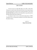 Nâng cao hiệu quả nhập khẩu hàng hóa tại Công ty TNHH Thương mại Vạn An