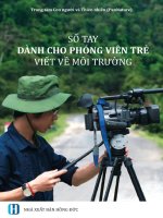 SỔ TAY DÀNH CHO PHÓNG VIÊN TRẺ VIẾT VỀ MÔI TRƯỜNG