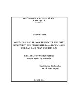 NGHIÊN CỨU ĐẶC TRƯNG CẤU TRÚC VÀ TÍNH CHẤT DẪN ION LITI CỦA PEROVSKITE La (23)xLi3xTiO3(x=0,13) CHẾ TẠO BẰNG PHẢN ỨNG PHA RẮN