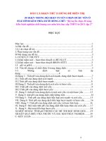 SKKN: Bộ tuyển chọn 20 sáng kiến kinh nghiệm chất lượng cao môn Hóa học cấp THPT   tập 2