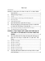 Nâng cao chất lượng sản phẩm bao bì ở công ty Cổ phần Đầu tư và Phát triển Thái Dương