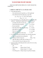 Đồ án Tính toán thiết kế hệ thống xử lý nước thải đô thị 1200000 dân