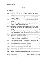 Thực trạng công tác quản lý hoạt động tiêu thụ sản phẩm tại công ty TNHH TM Việt Phong