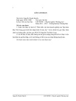 luận văn thạc sĩ Phát triển văn hoá doanh nghiệp của Tập đoàn Bảo Việt trong quá trình hội nhập kinh tế toàn cầu