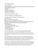 Đề cương ôn tập môn học địa chất - đại học