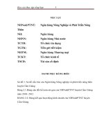 báo cáo thực tập tổng hợp khoa tài chính ngân hàng tại Ngân hàng Nông nghiệp và Phát triển nông thôn huyện Cẩm Giàng