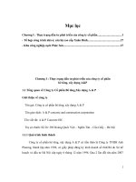 Thực trạng đầu tư phát triển của công ty cổ phần bê tông, xây dựng A&P