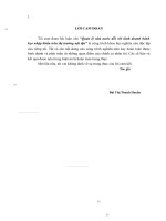 luận văn thạc sĩ Quản lý nhà nước đối với kinh doanh bánh kẹo nhập khẩu trên thị trường nội địa