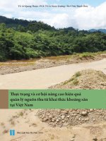 Thực trạng và cơ hội nâng cao hiệu quả quản lý nguồn thu từ khai thác khoáng sản tại Việt Nam