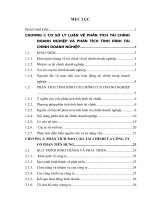 Phân tích thực trạng tài chính và giải pháp nâng cao hiệu quả hoạt động kinh doanh của công ty Cổ Phần Tiên Hưng