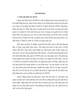 Phân cấp quản lý ngân sách địa phương trên địa bàn tỉnh Thái Bình- thực trạng và giải pháp