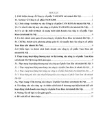 báo cáo thực tập tổng hợp khoa kinh tế luật tại  Công ty cổ phần TAM KIM chi nhánh Hà Nội