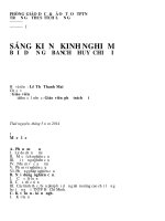 SKKN Bồi dưỡng BCH Liên chi đội