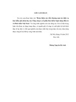 luận văn thạc sĩ Hoàn thiện xúc tiến thương mại các dịch vụ bảo hiểm phi nhân thọ của Tổng công ty cổ phần Bảo hiểm Ngân hàng Đầu tư và Phát triển Việt Nam