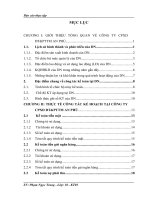 Thực tế công tác kế hoạch tại công ty CP Đầu tư xây dựng&Phát triển Thương Mại an phú