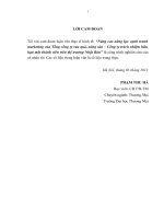 luận văn thạc sĩ Nâng cao năng lực cạnh tranh marketing của Tổng công ty rau quả, nông sản – Công ty trách nhiệm hữu hạn một thành viên trên thị trường Nhật Bản 1