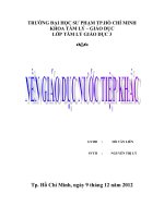 Tiểu luận môn Lịch sử giáo dục thế giới GIÁO DỤC CỔ ĐẠI LA MÃ