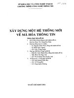 Xây dựng hệ thống mới về mã hóa thông tin