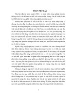 Tác động của FDI đối với quá trình phát triển công nghiệp phụ trợ