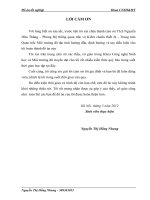 Tình hình sản xuất và tiêu thụ bia tại công ty cổ phần bia thanh hóa