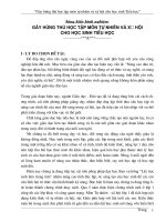 Đề tài gây hứng thú cho học sinh học tập môn tự nhiên xã hội tiểu học