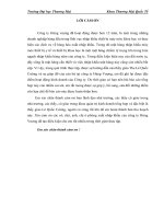 báo cáo thực tập tổng hợp  khoa thương mai quốc tế tại  CÔNG TY TNHH THƯƠNG MẠI HÙNG VƯỢNG