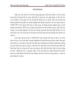 báo cáo thực tập tổng hợp khoa kế toán kiểm toán tại công ty TNHH MTV Xây dưng Thái Sơn