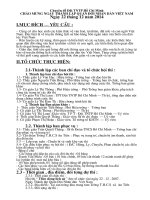 Chuyên đề Đội trong trường học tổ chức các hoạt động chào mừng 22 tháng 12