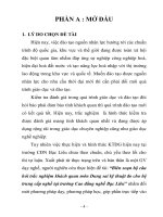 Biên soạn bộ câu hỏi trắc nghiệm khách quan môn Dung sai kỹ thuật đo cho hệ trung cấp nghề tại trường Cao đẳng nghề Bạc Liêu