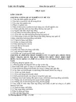 Hoàn thiện quản trị thực hiện hợp đồng xuất khẩu cà phê tại công ty Intimex Việt Nam