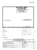 Tài liệu kỹ thuật sơ mi nam May 10 tay ngắn lá cổ thêu logo