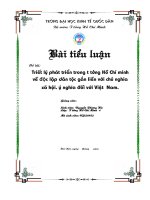 Phân tích luận điểm Hồ Chí Minh “tất cả các dân tộc trên thế giới đều sinh ra bình đẳng, dân tộc nào cũng có quyền sống, quyền sung sướng và quyền tự do”. Liên hệ với Việt Nam hiện nay