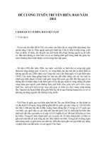 Đề cương tuyên truyền biển đảo năm 2012