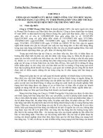 Hoàn thiện công tác tổ chức mạng lưới bán hàng tại công ty TNHH Poongchin Vina đối với mặt hàng ruột đệm trên thị trường miền Bắc