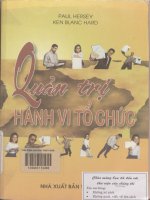 Quản trị hành vi tổ chức