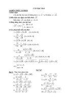 Tài liệu tổng hợp các dạng toán ôn thi tuyển sinh vào lớp 10