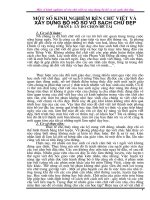 SKKN Tiểu học: Kinh nghiệm rèn chữ viết và xây dựng bộ hồ sơ vở sạch chữ đẹp