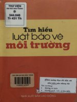 Tìm hiểu luật bảo vệ môi trường