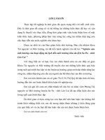 Nghiên cứuảnh hưởng của hoạt động du lịch đến môi trường khu du lịch Sa Pa – tỉnhLào Cai ”